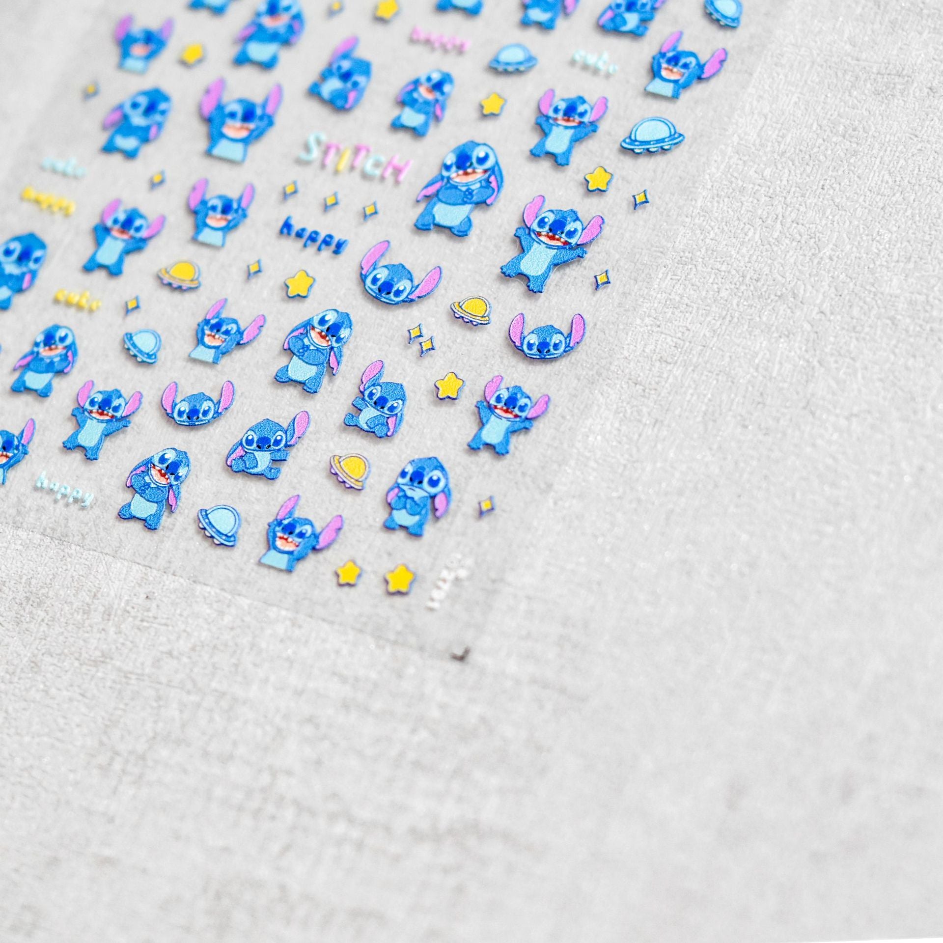 365nails: "Cute Stitch Cartoon Character" – nail art stickers