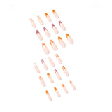 French manicure coffee color matching false nail polka dot series  false nail  direct supply｜365nails