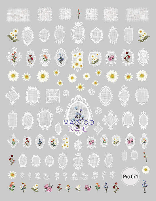 365nails: "Vintage White Lace Border" – Nail Art Stickers