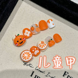 Cute Cartoon Kids Press On Nails Set