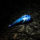 [Space Breaking] Three-dimensional modeling Ao Run animation derivative A-stream hemp quicksand blue press on nail