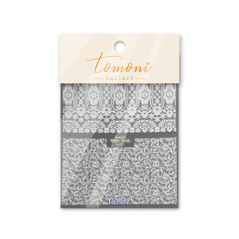 White Lace Damask – 5D Embossed Elegant Accent Set