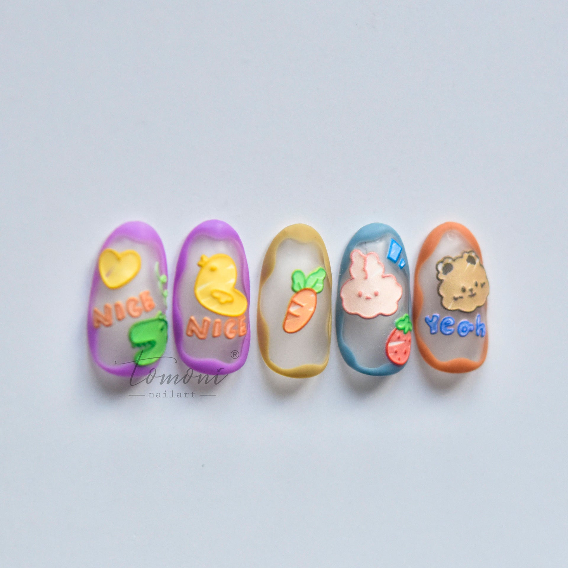 Cute Mini Charms – Playful Nail Art Set