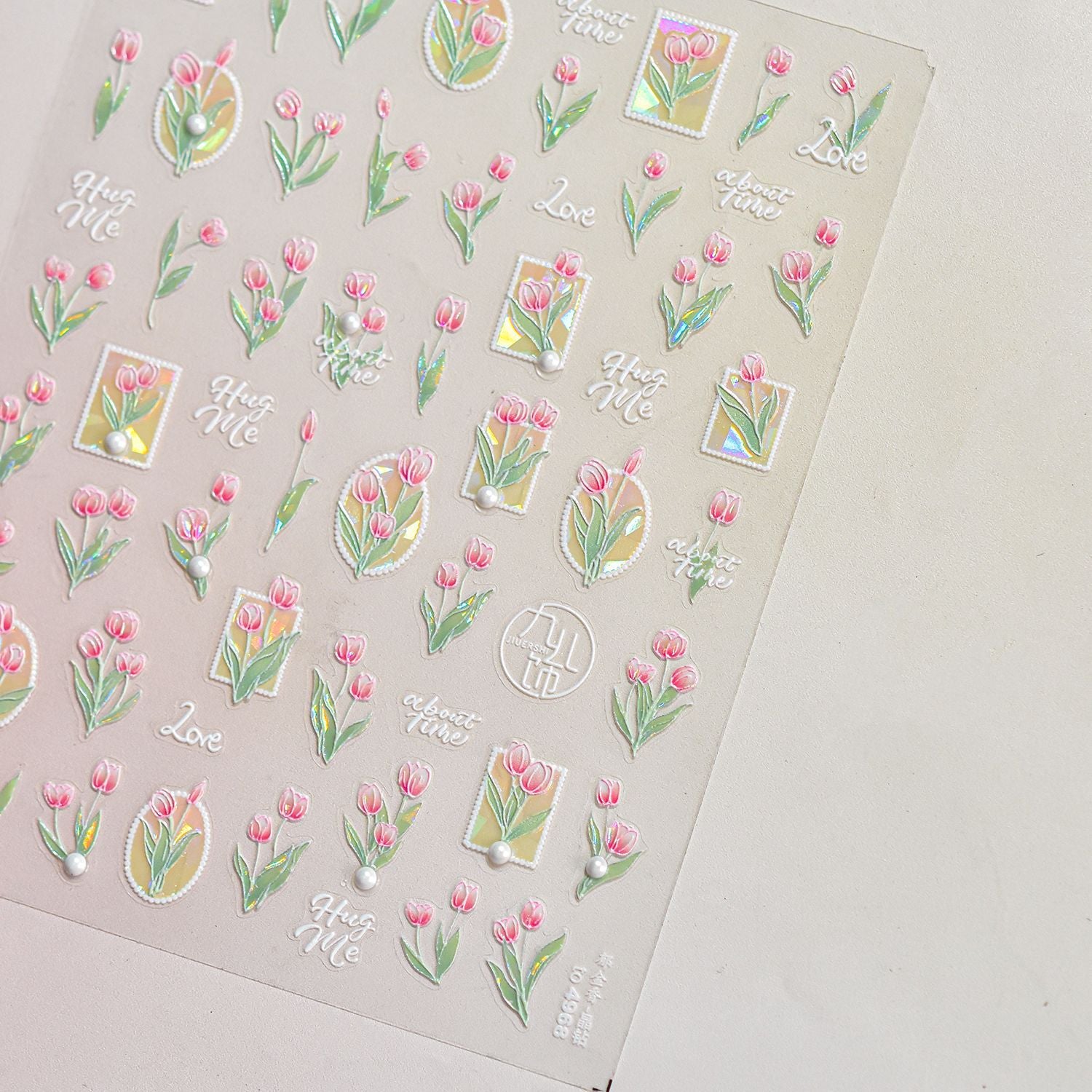 365nails: 水晶鬱金香情書 – 美甲貼紙