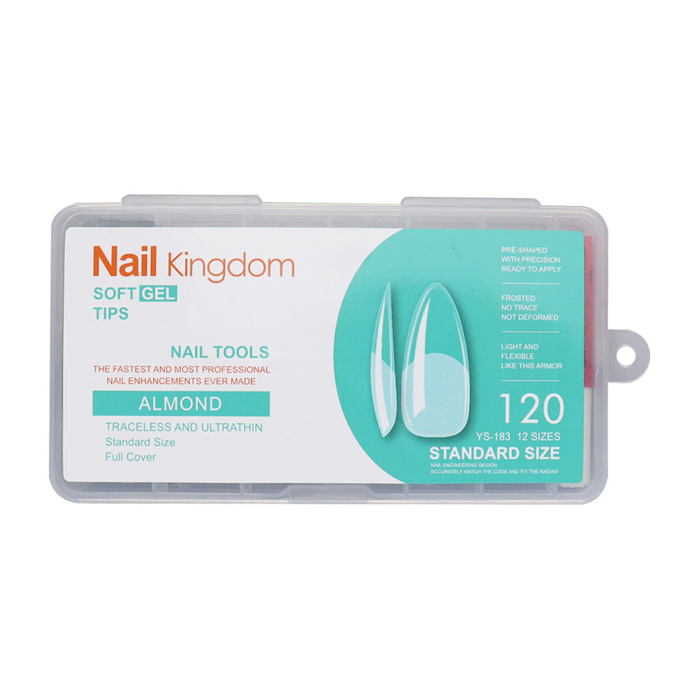Nail Tips Nail pads are transparent and semi-matte, fully pasted, ultra-thin and non-marking (MOQ=3)