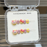 Sweet Cartoon Candy Kids Press On Nails Assorted Set