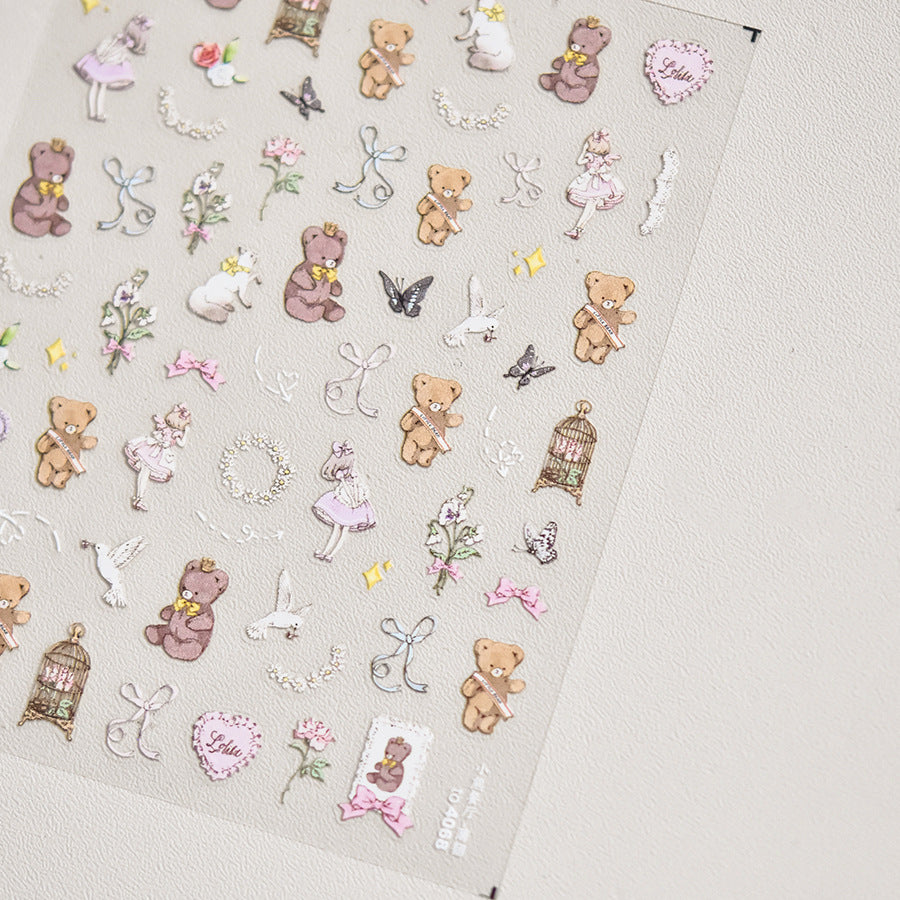 365nails: "peter rabbit garden" – Nail Art Stickers