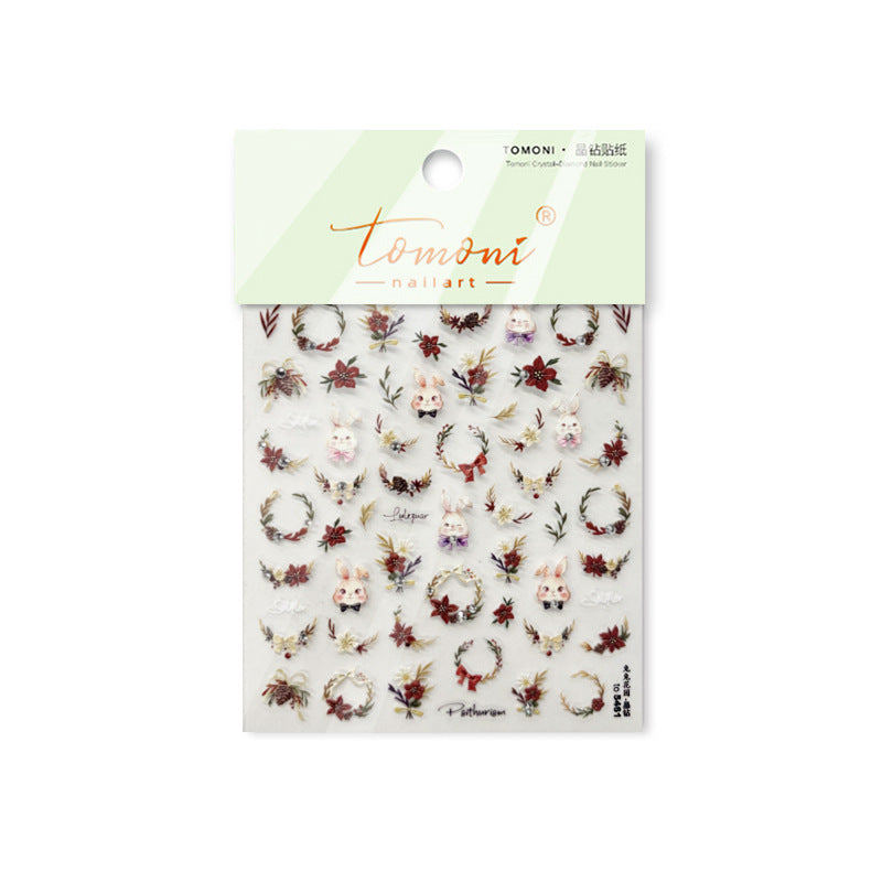 White Crescent French Tip: "Soft Arch" – 5D Embossed Nail Sticker