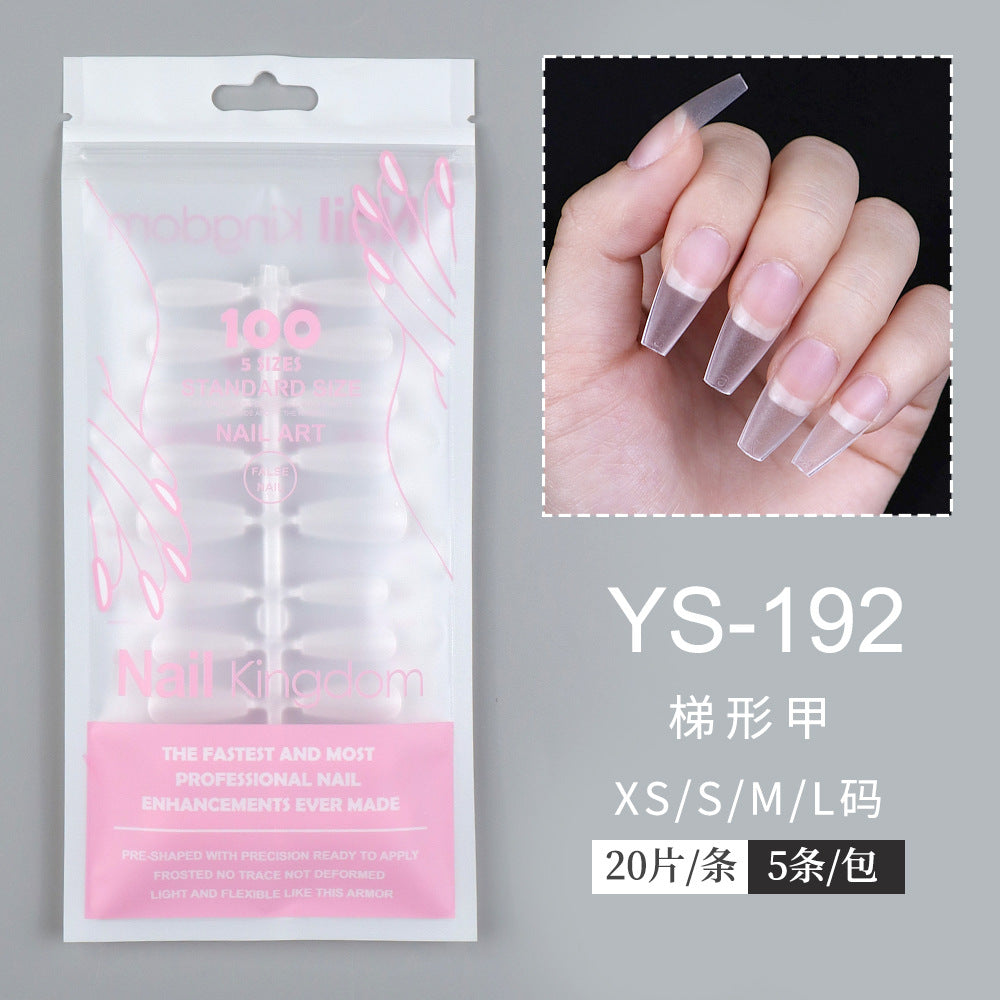 365nails 100PCS Matte Nail Tips | 10 Shapes XS/S/M/L Sizes for Press-On Customization