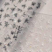 65nails: "Ink Bamboo and Butterfly" – nail art stickers