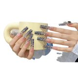 Pure handmade press on nails   nail art fake nails beauty | 365nails