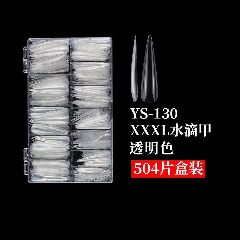 Drama Collection: "Extended Water Drop Nail Tips" – Multi-Size Extended Water Drop Nail Tips