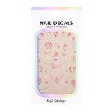 Christmas atmosphere nail art sticker 5D relief three-dimensional Santa Claus Elk nail sticker jewelry HG model