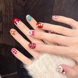 Festive Red Christmas Cute Winter Nails