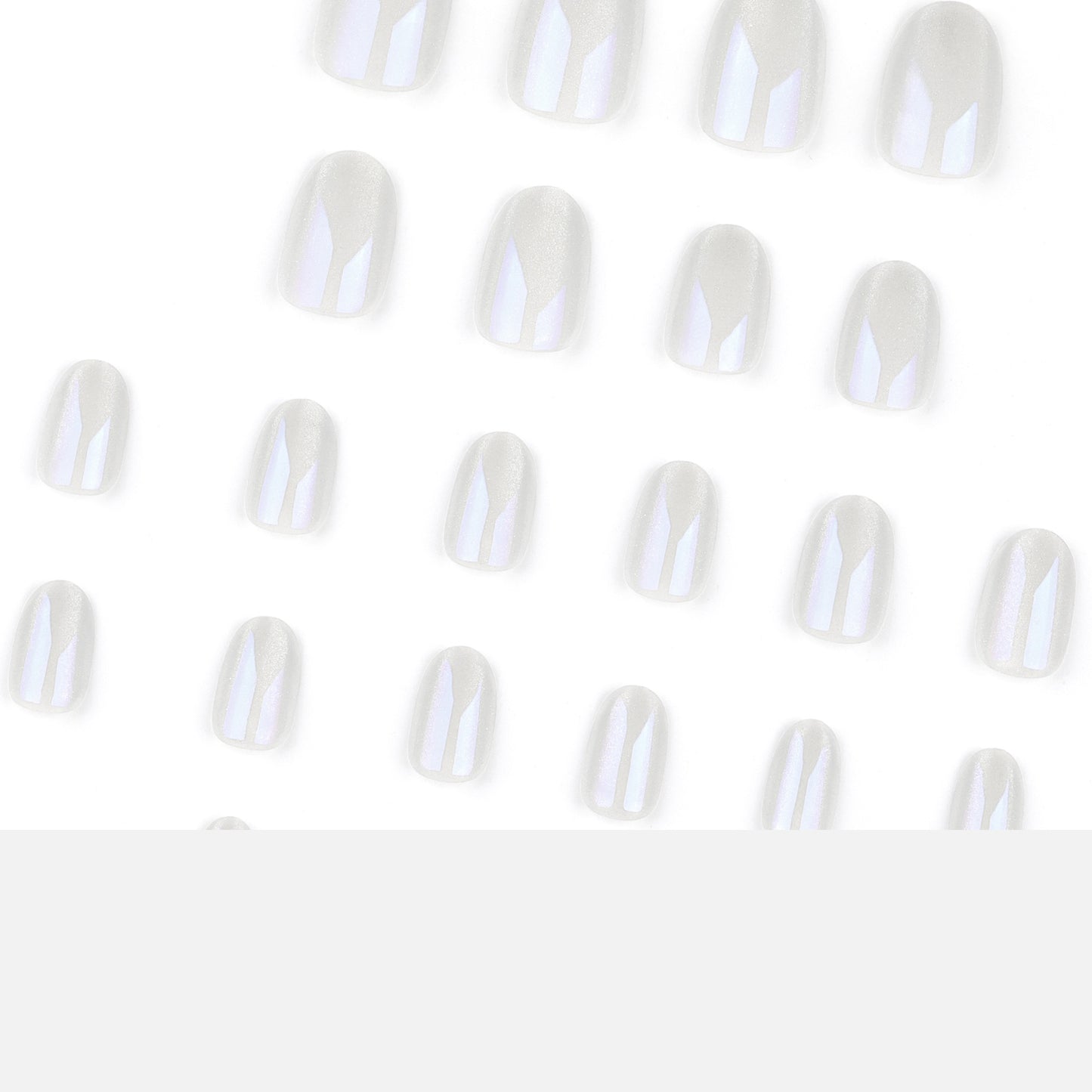 Simple Aurora cat eye Nail Art  Explosion  Solid Color Nail Products Finished Products  press on nails｜365nails
