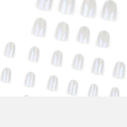 Simple Aurora cat eye Nail Art  Explosion  Solid Color Nail Products Finished Products  press on nails｜365nails