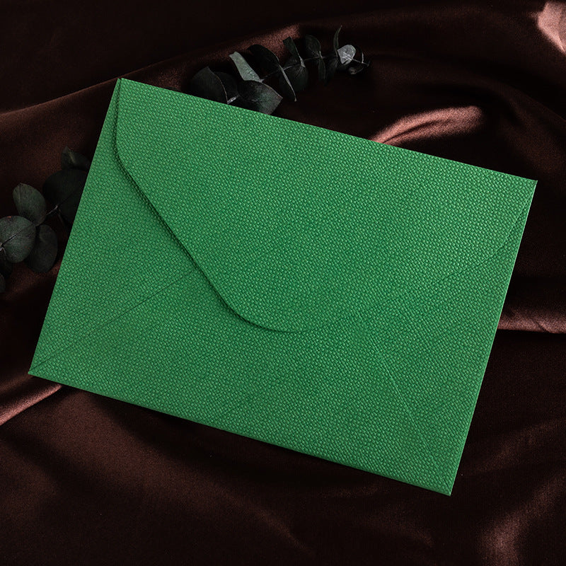 Vintage Textured Thank You Envelope With Wax Seal Style (MOQ=2)