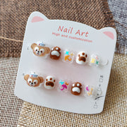 365nails：Duffy 的爪子樂園 — 手工製可愛短款橢圓形穿戴甲