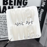 Uñas postizas hechas a mano con pistola rociadora, rubor, atmósfera, temperamento, hermosa mujer, manicura larga, simple, dulce, pegatina｜365nails