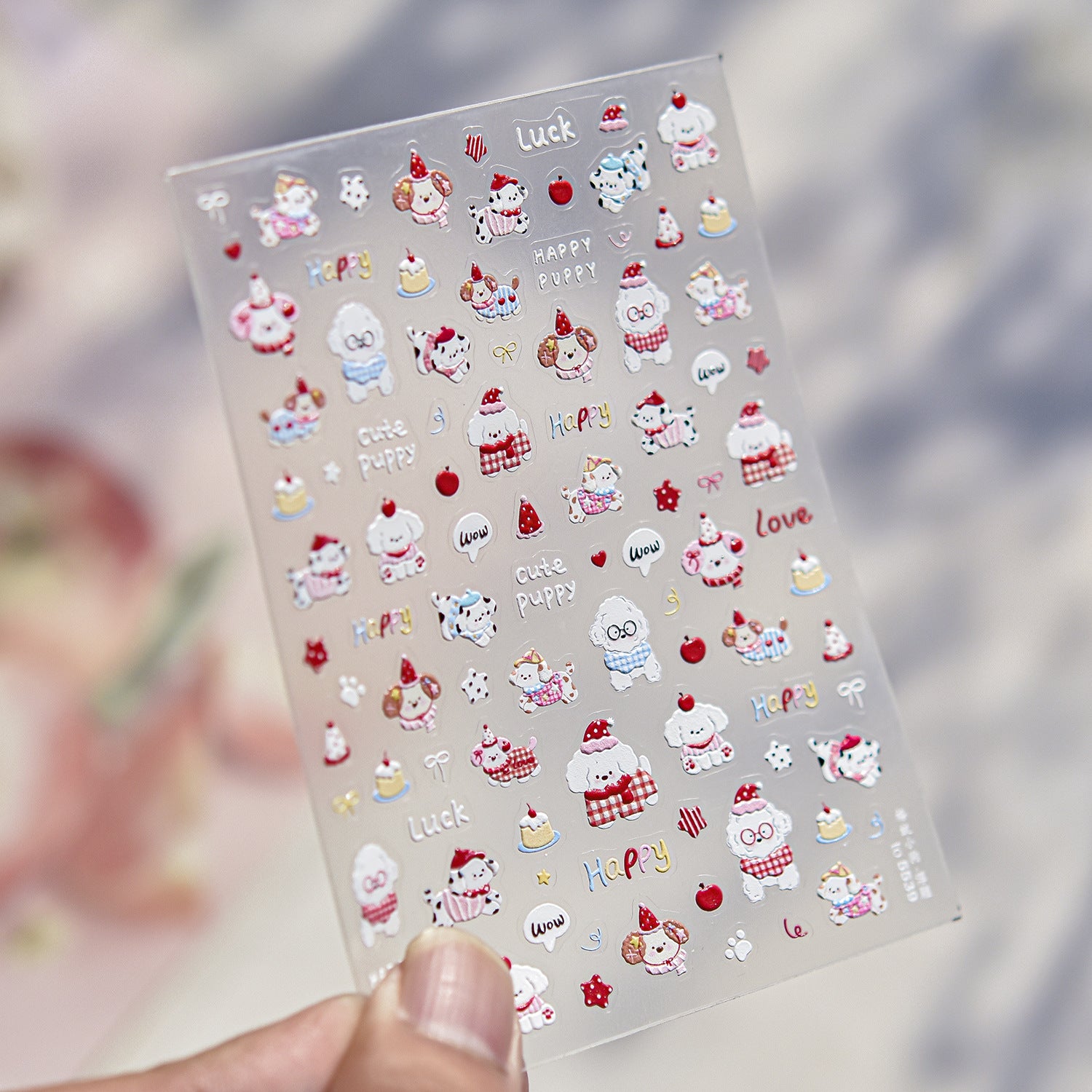 Love Horse & Heart – Romantic Valentines Nail Art Stickers