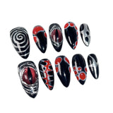 Handmade Wear Armor Blood Spirit Eye Dark Personality Creative Cool Spicy Style  Almond Armor Wholesale｜365nails