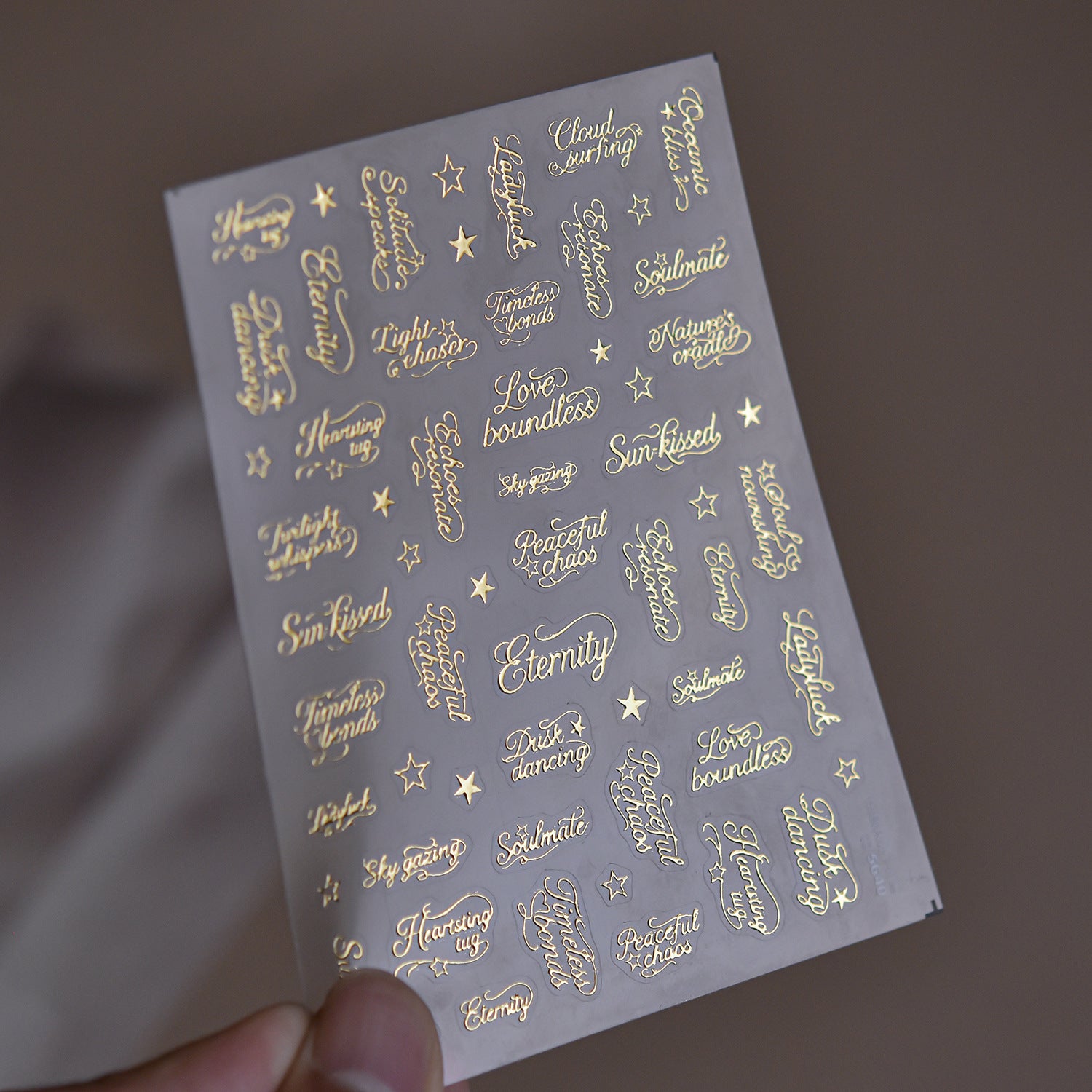 Pearl Script Collection: "Pearl Cursive" – 3D Pearl Shine Nail Sticker