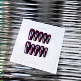 The Essential Solids | Long Coffin ｜Handmade Press-on Nails