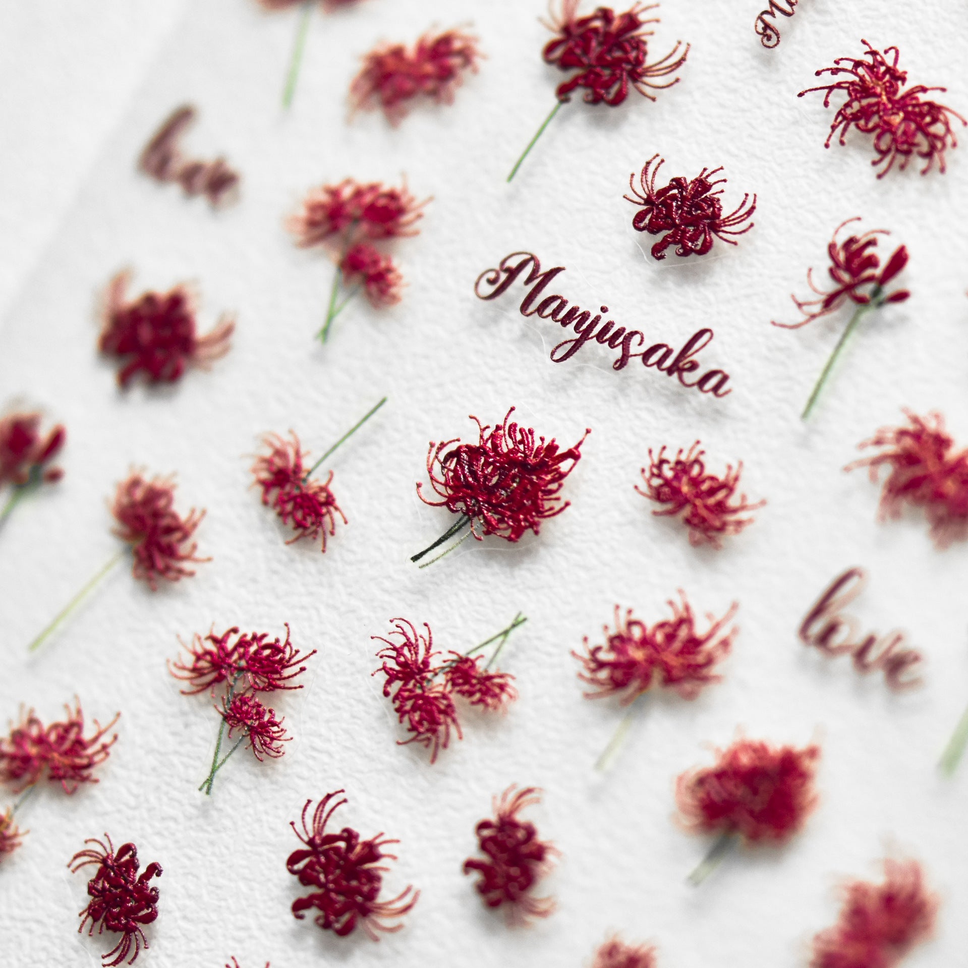 Manjushaka Blooms – Romantic Floral Nail Art Set