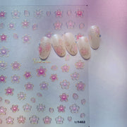 Holographic Sakura – Iridescent Nail Art Accent Set