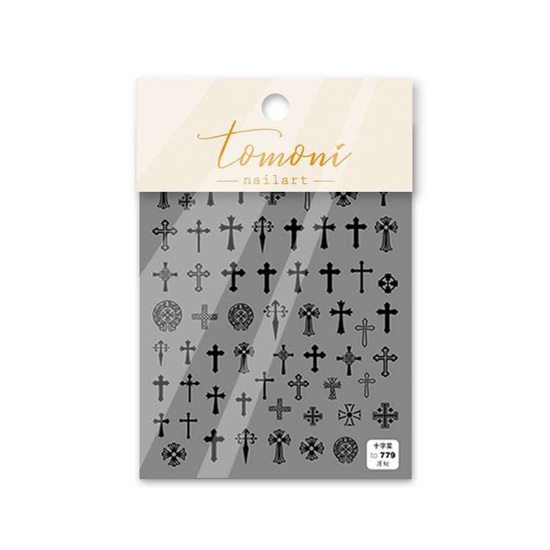 365nails: "Symbole croix gothique" – Autocollants de nail art
