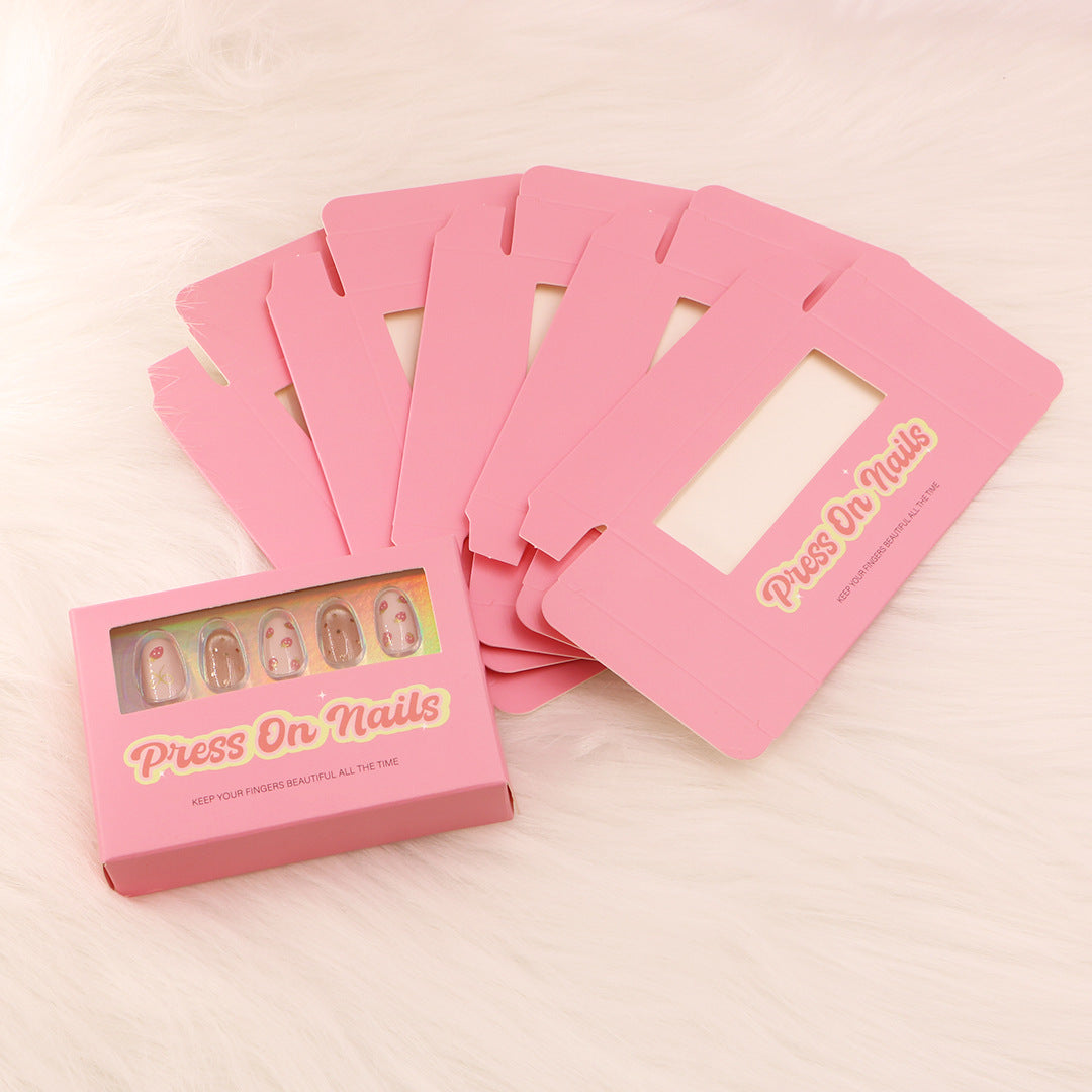 Press on nails packaging box （MOQ=200PCS）