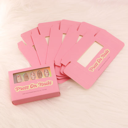 Press on nails packaging box （MOQ=200PCS）