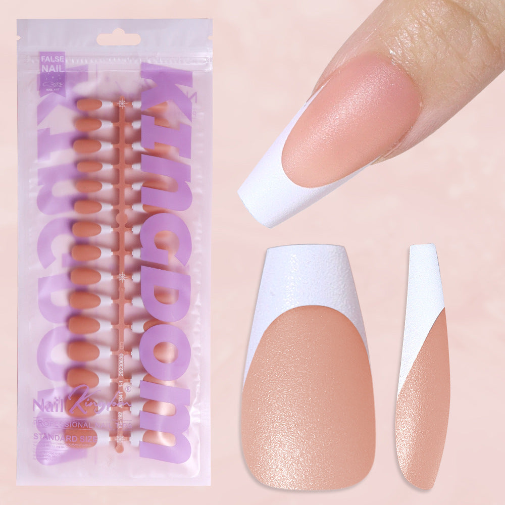 Nail Tips French prefabricated nail pads, whole bags, new non-marking removable fake nail patches, French press on nails