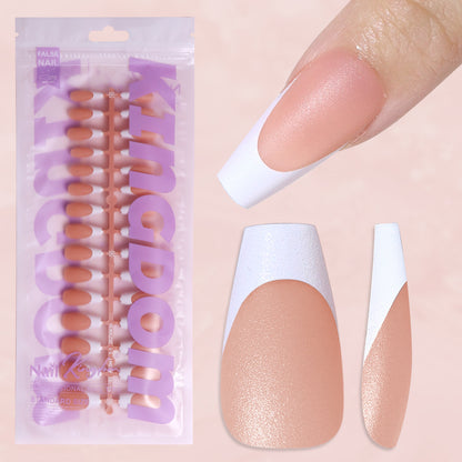 Nail Tips French prefabricated nail pads, whole bags, new non-marking removable fake nail patches, French press on nails
