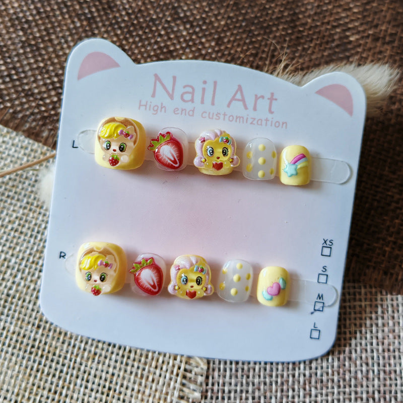 365nails:「My Little Pony 夢幻系列」短款方圓形手工製兒童穿戴甲