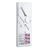 Nail Tips Press on nails Solid color glossy removable 120 pieces Boxed wearable prefabricated nail piece False nail piece Patch nail art