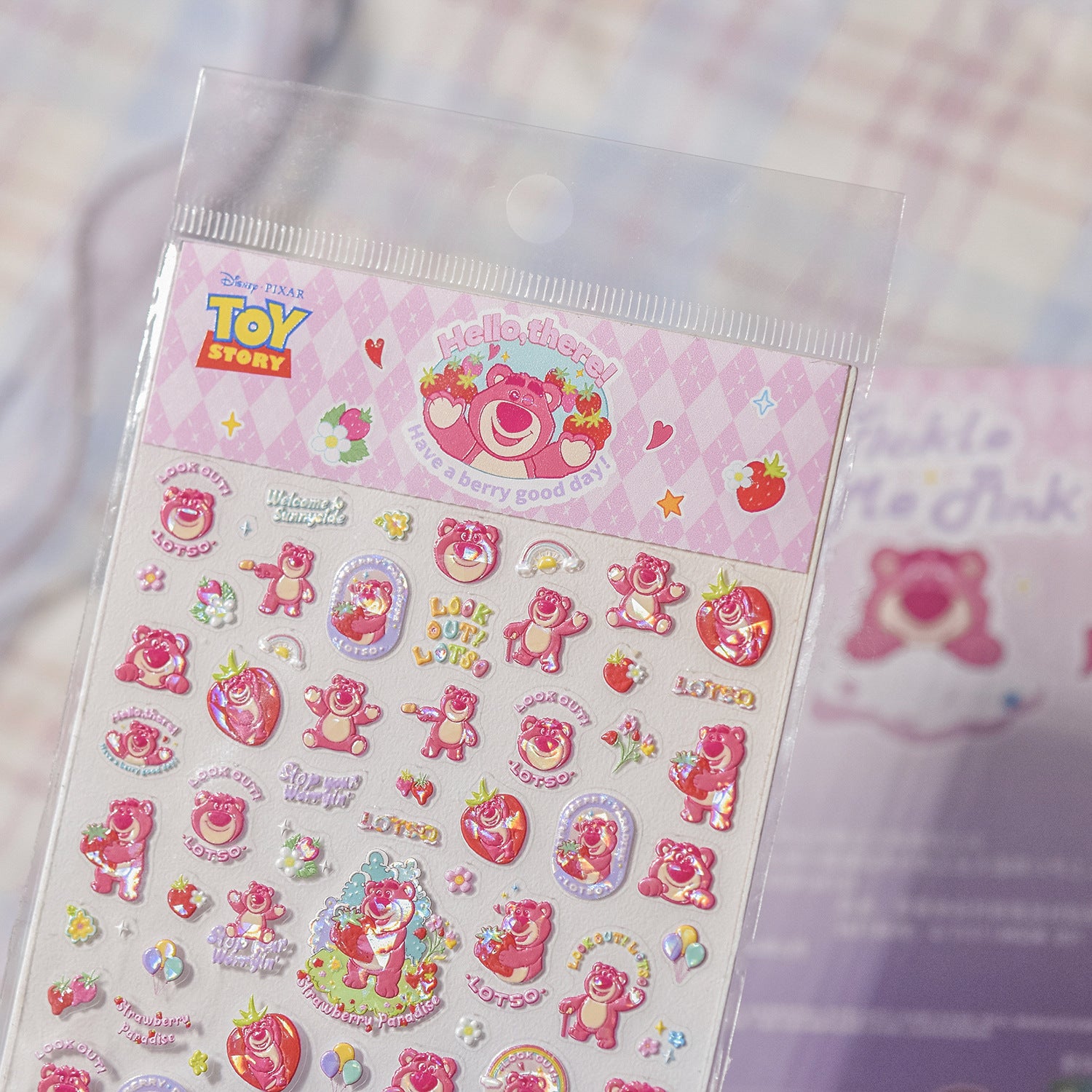 365nails: "Lotso 딸기 곰" – 네일 아트 스티커
