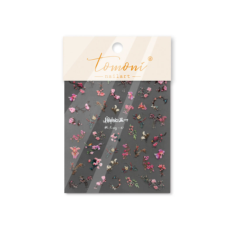 Peach Blossom Ink – Chinese Watercolor Nail Art Set