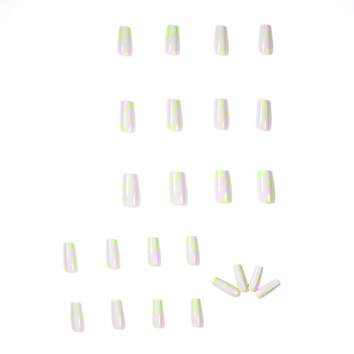 穿戴甲 簡約波浪系列 直供 美白｜365nails