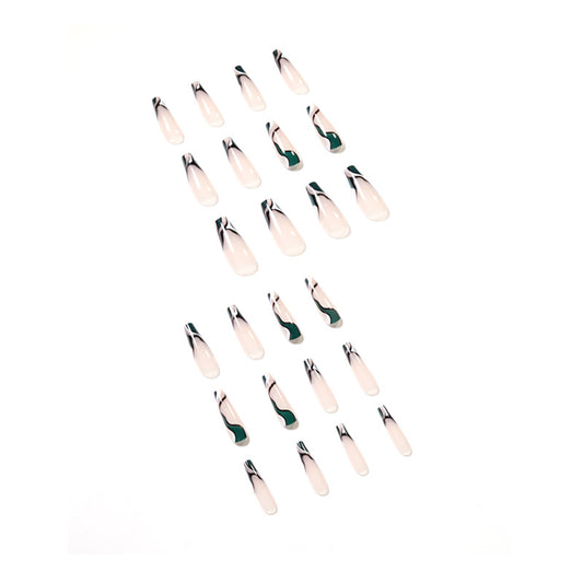 Ink Contrast Color  Wave Nail Art Line nail patch Removable, Nail Patch Nail Art Patch｜365nails