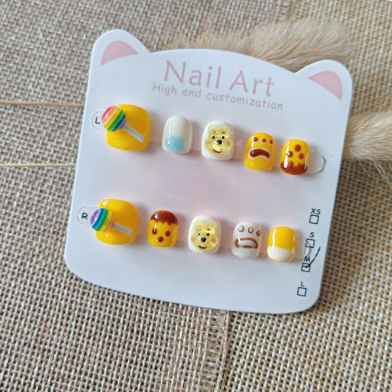 365Nails: "Toy Story Funhouse" – Handmade Cute Short Oval Press On Nails With Toy Story Character Design