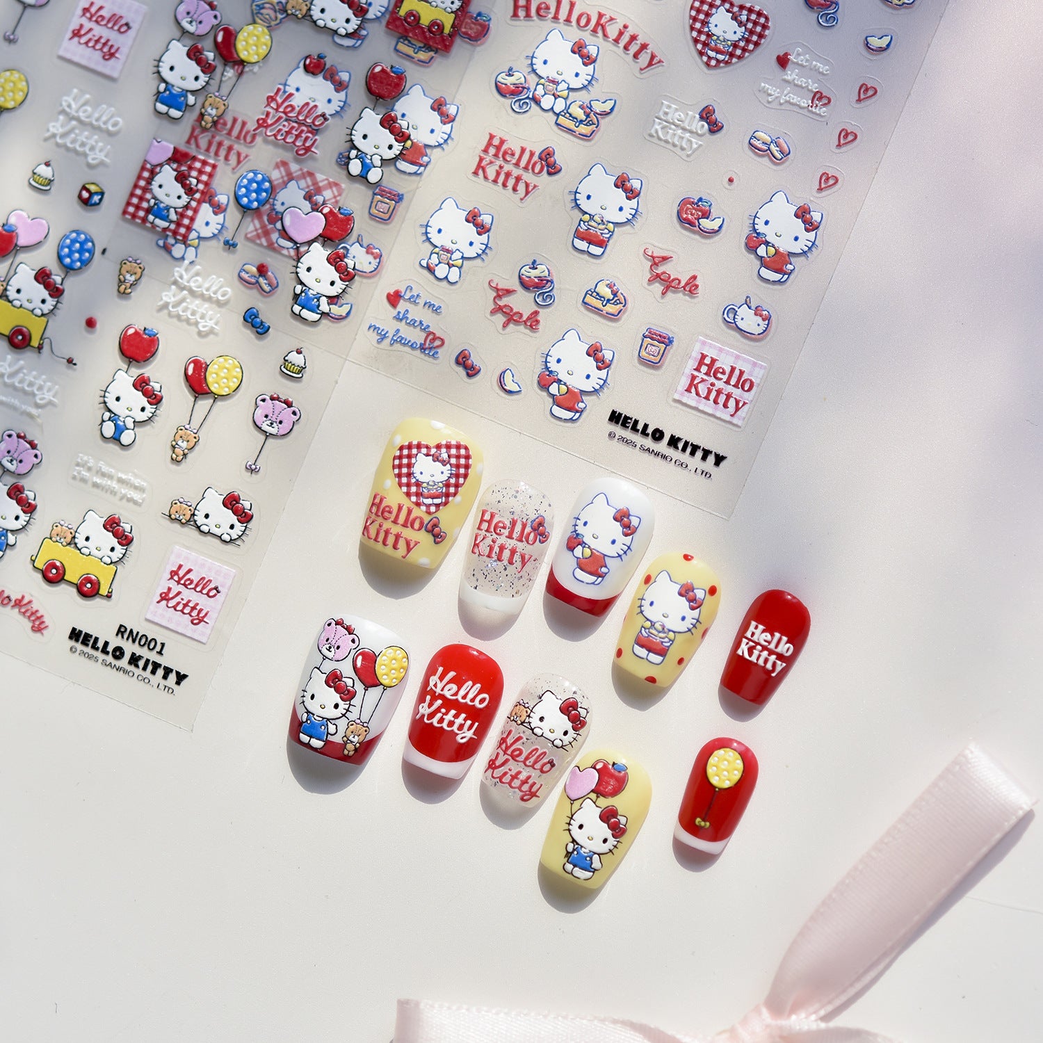 Hello Kitty Nail Stickers – Official Licensed Kawaii Collection