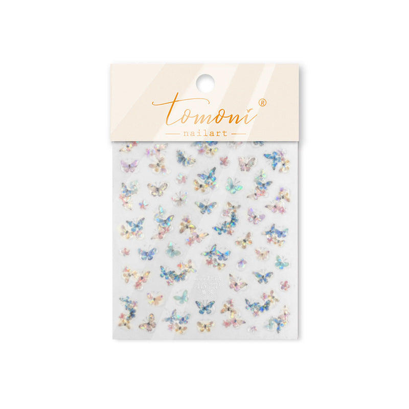 365nails: "jelly iridescent mini butterfly" – Nail Art Stickers