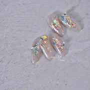 365nails: "Metallic Butterfly and Tulip" – nail art stickers