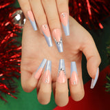 Produto acabado para unhas populares no atacado, unhas postiças com diamante flash, produto acabado para unhas postiças, unhas postiças removíveis com pressão｜365nails