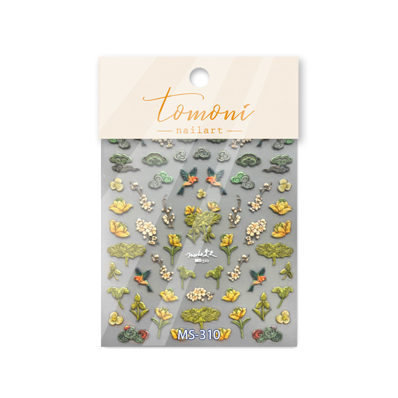 365nails: "Vintage Portrait Frame" – Nail Art Stickers