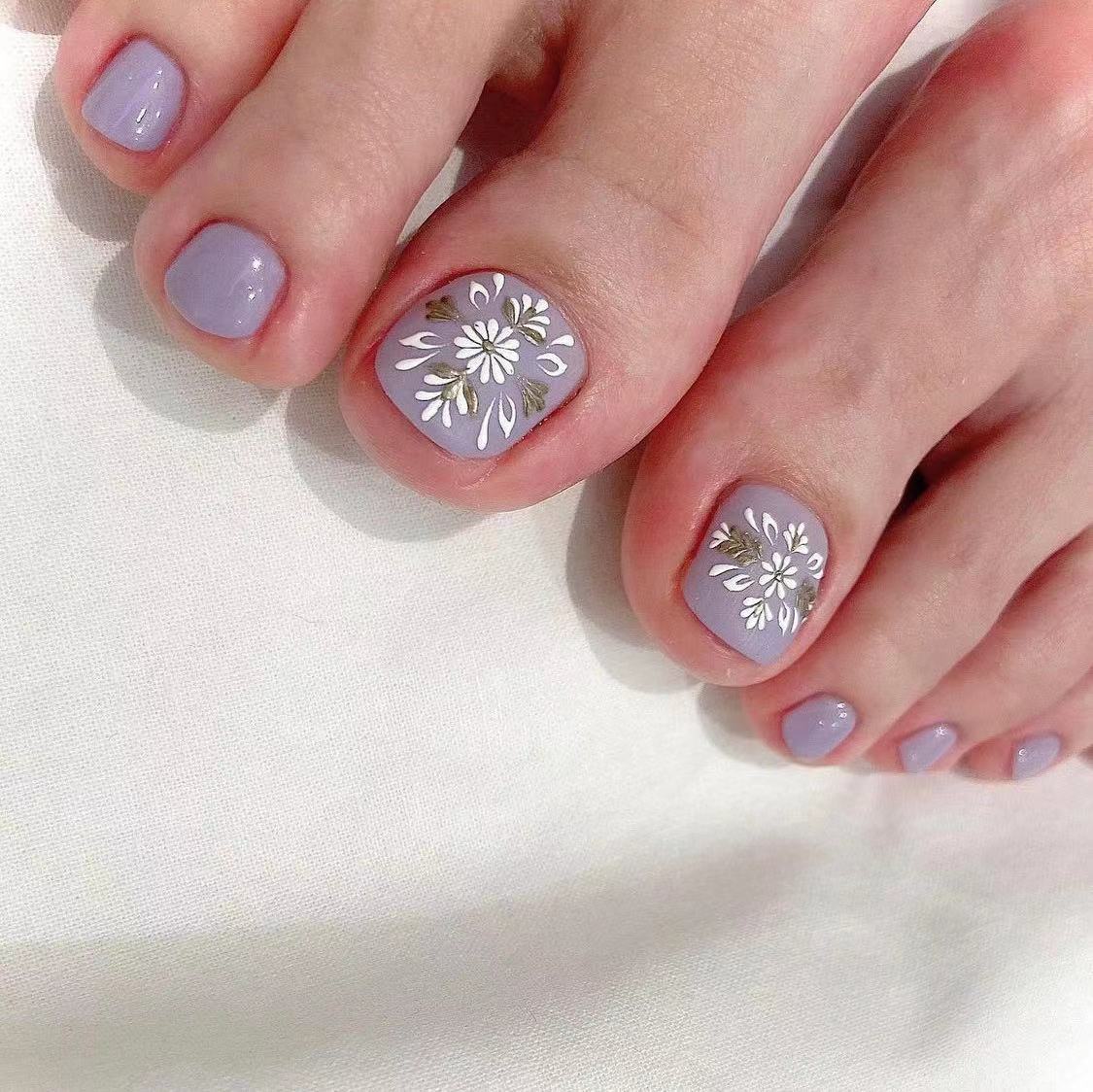 Wear nail manicure toenail patch wholesale collection toenail removable  fake nail false nails｜365nails