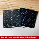 Press-On Nails Instruction Card Multi-style bronzing (MOQ:50 pieces)