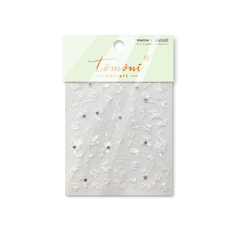 Aurora Crystal Swirl – Crystal Diamond Nail Art Set