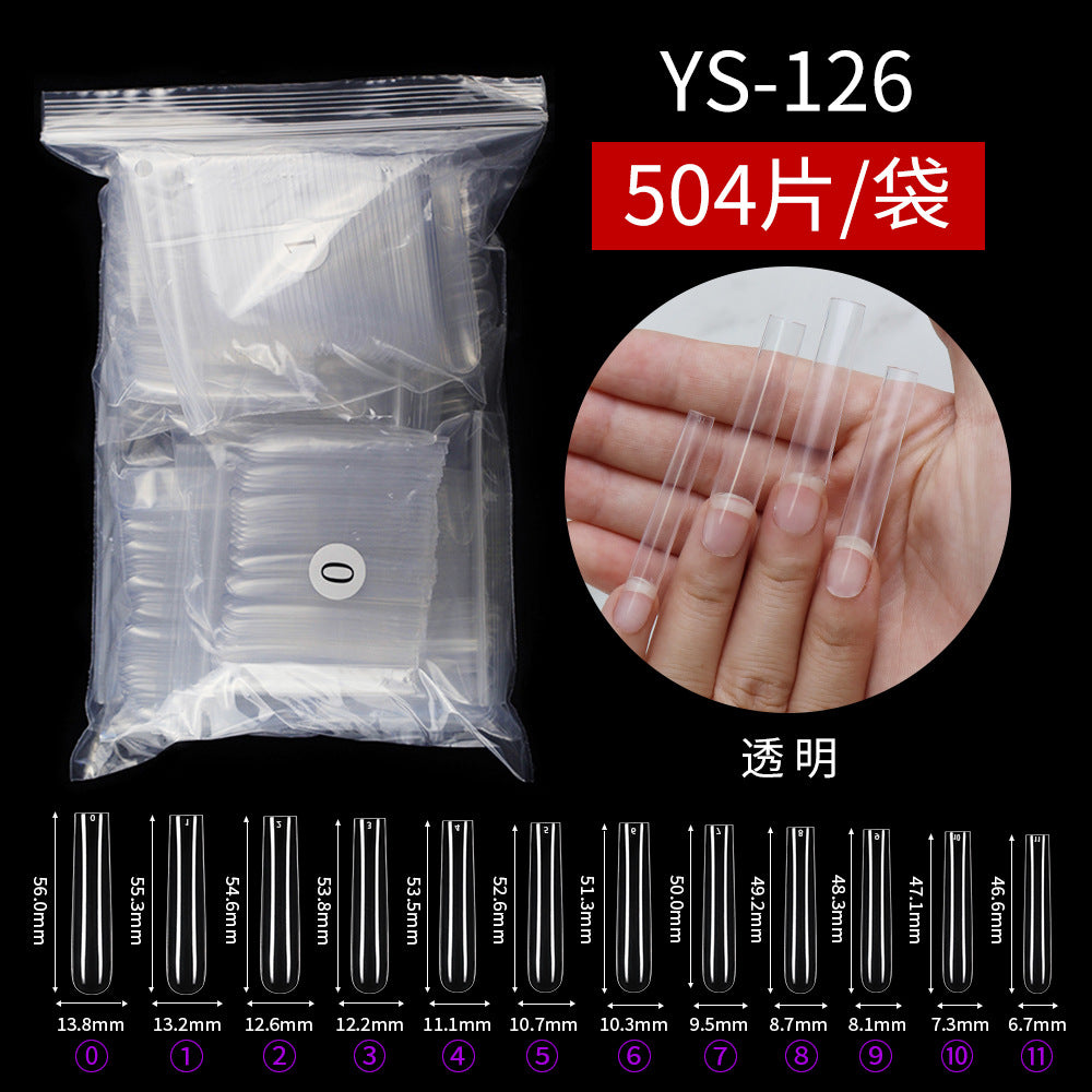 Drama Collection: "XXXXL Tube" – Extra Long XXXL Tube Nail Tips